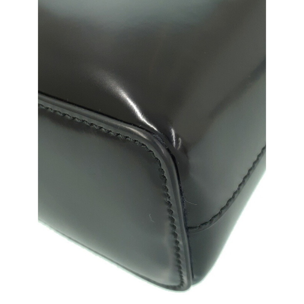 Prada Spazzolato leather tote bag accessory logo Black - Picture 5 of 9